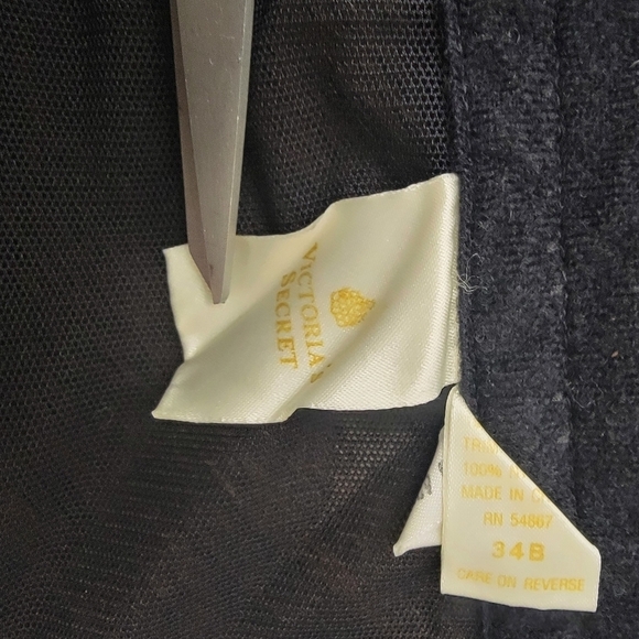 Vintage Victorias Secret Dark Fairy Lace Corset Top Sz 34B Gold Label Milkmade - Picture 6 of 8